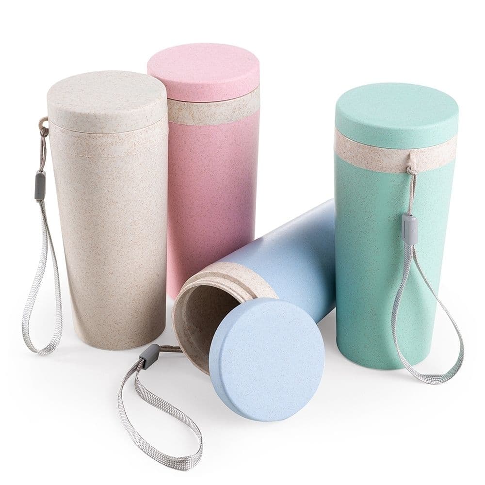 Copo Fibra De Bambu 350ml 03006 Personalizado