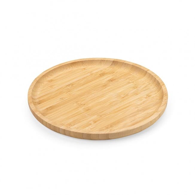 Petisqueira Redonda De Bambu 25 x 25 18611 Personalizada