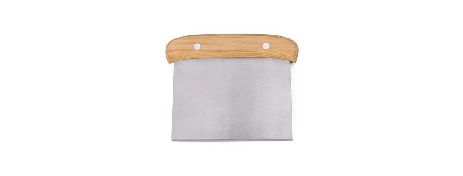 Espátula Multiuso Em Bambu / Inox - 13,5X11,5Cm UD-00203