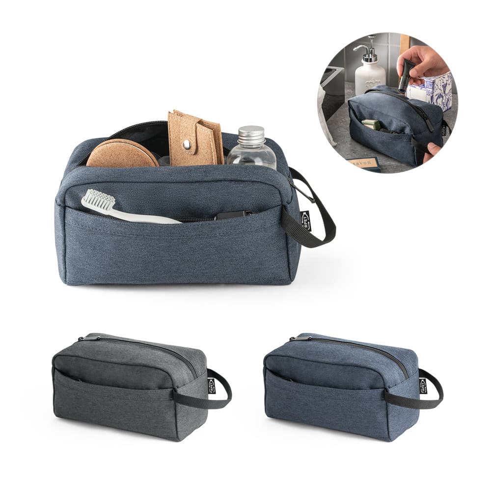 REPURPOSE BAG. Nécessaire em poliéster reciclado 600D 92078