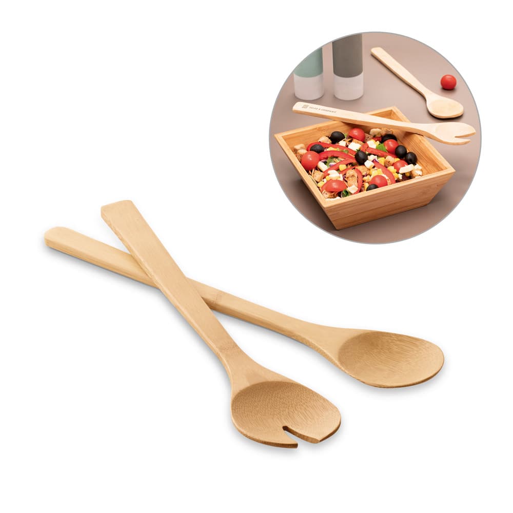 SALVY. Conjunto De 2 Talheres Para Salada 93969