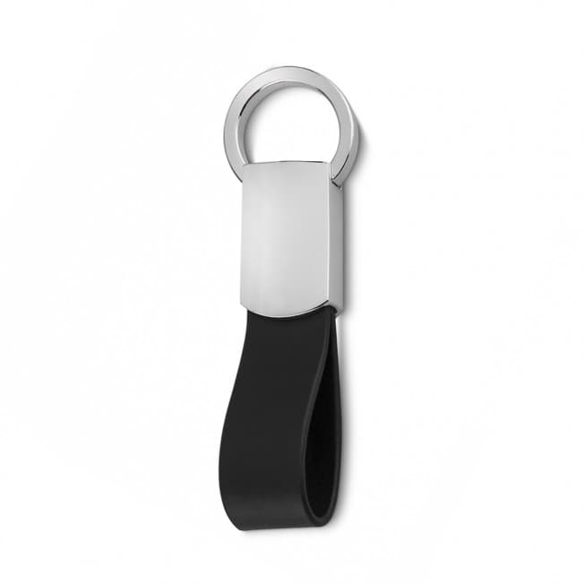 Chaveiro Metal com Couro 14190 Personalizado