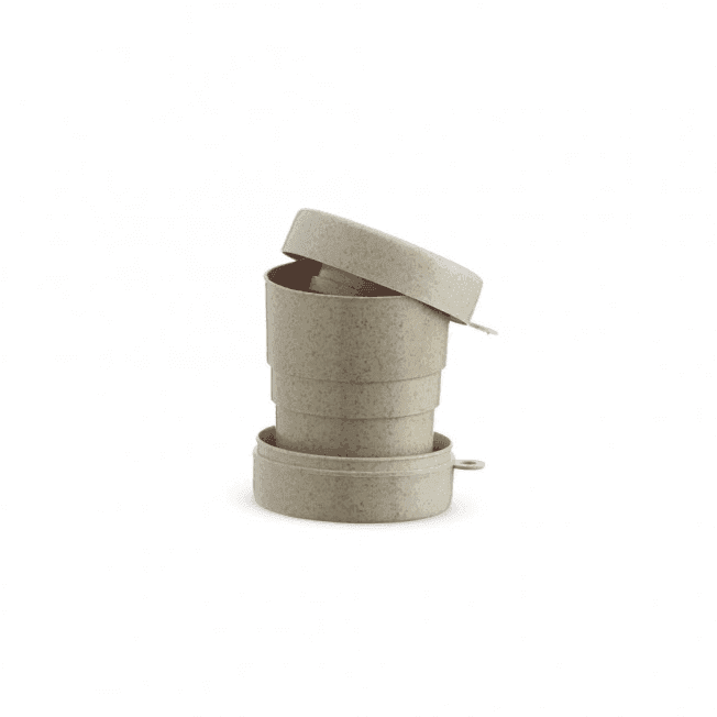 Copo Retrátil Fibra de Arroz 200ml 14915 Personalizado