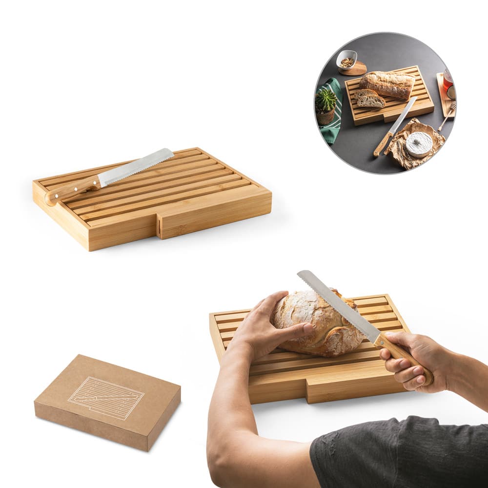 PASSARD. Tábua Para Pão Com Faca 94321