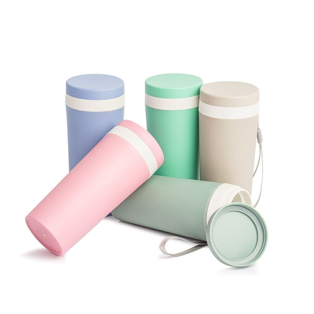 Copo Fibra de Bambu 350ml Parede Dupla 03006A