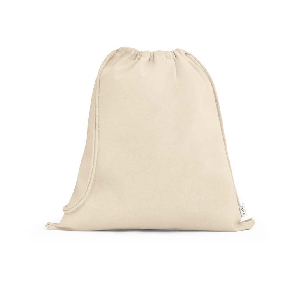 MAIORCA. Sacola Tipo Mochila Em 100% Algodão Reciclado (180 G/M²) 92374