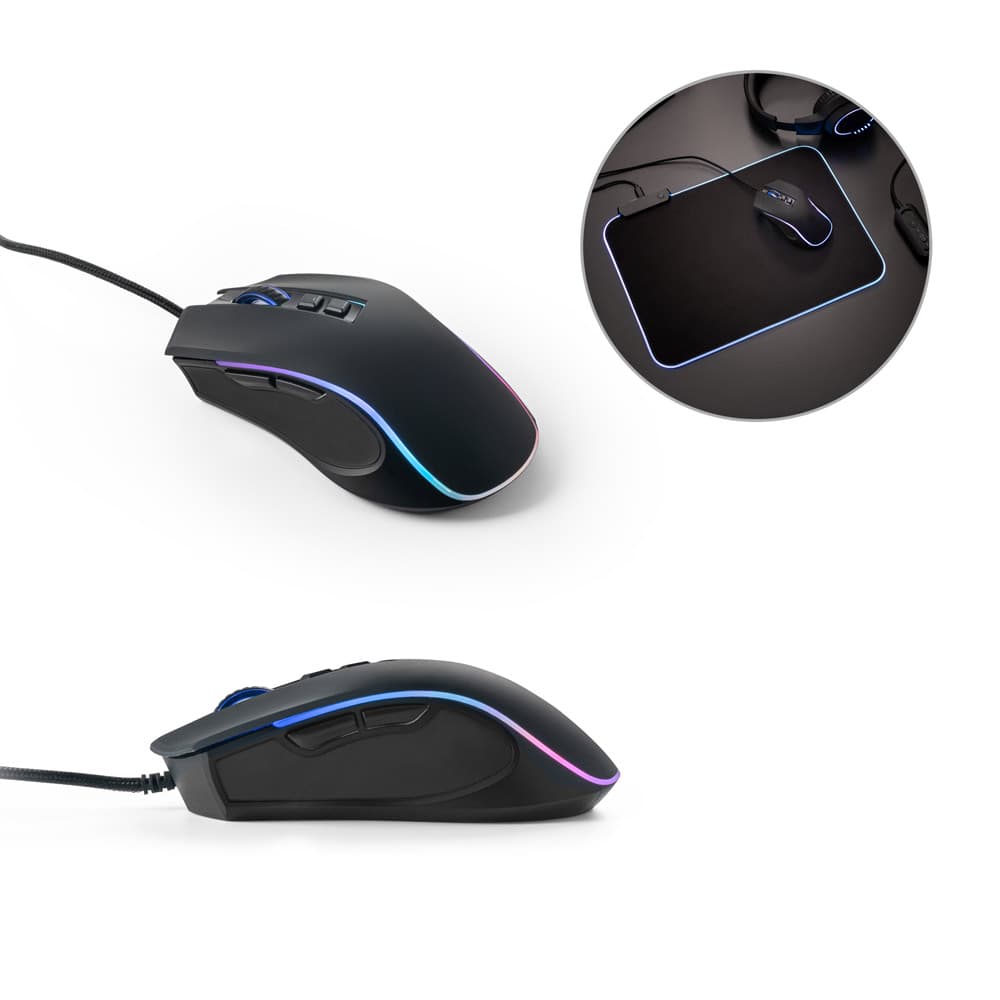 THORNE MOUSE RGB. Mouse Para Jogos Em ABS Com Acabamento Em Borracha 97133
