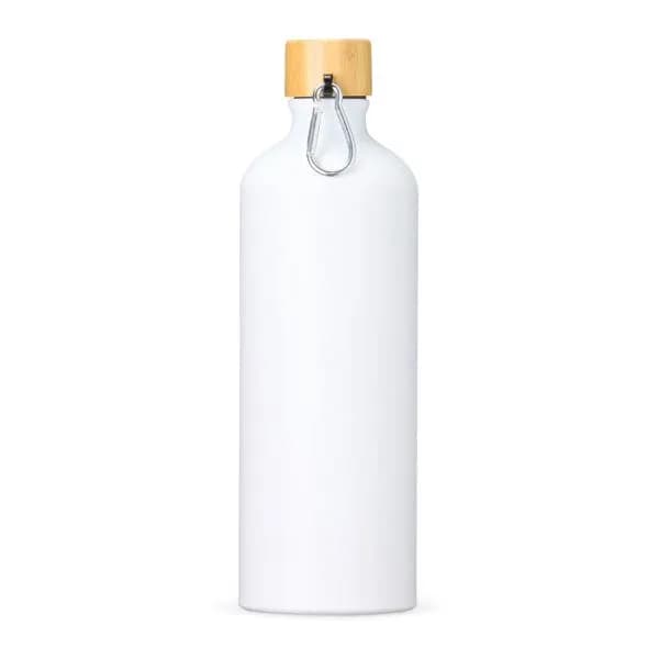 Garrafa Em Alumínio Branca - 1 Litro AS-01900