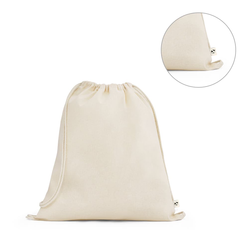 BELIZE. Sacola Tipo Mochila 100% Algodão (140 G/M²) 92527