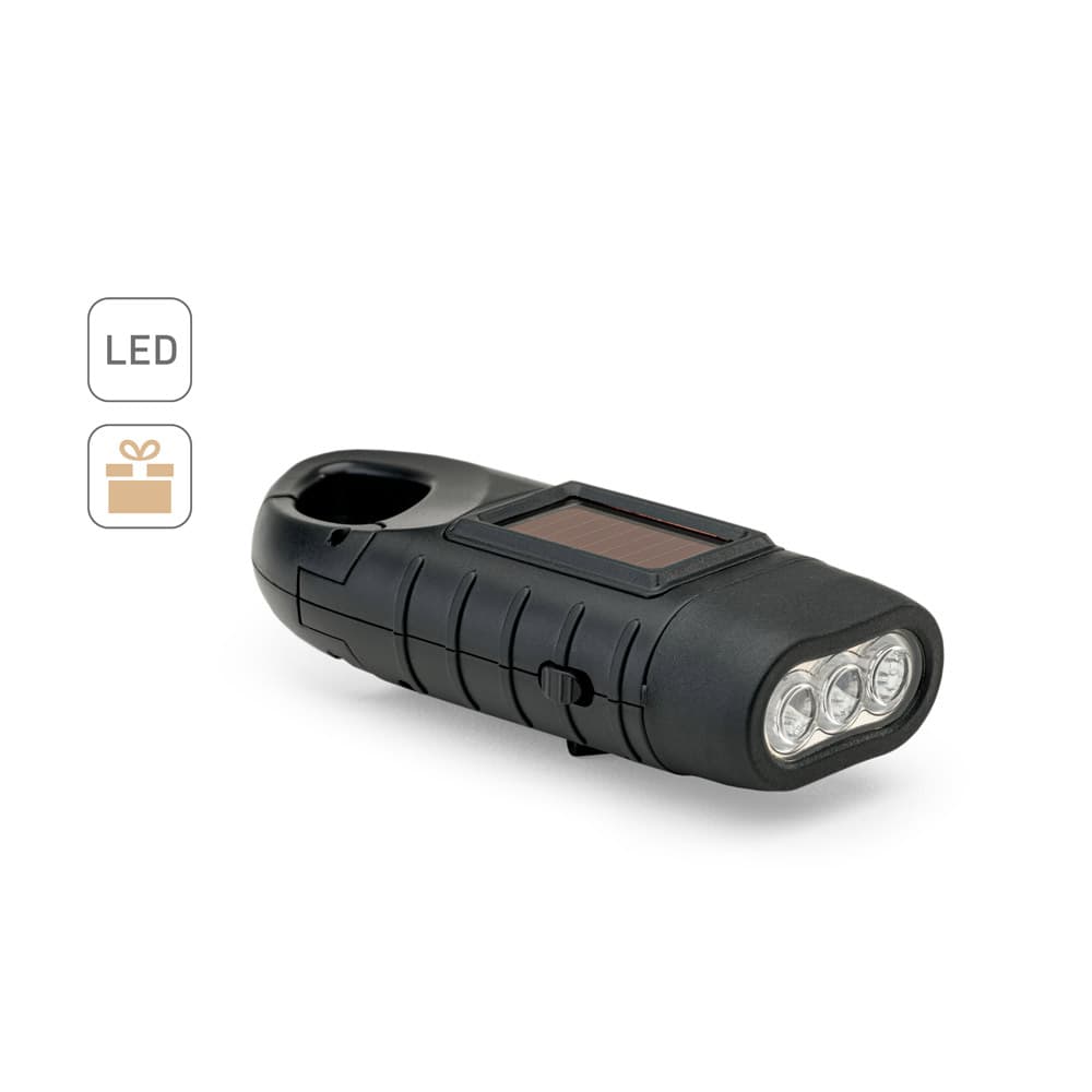 Solarky. Lanterna Compacta De 0'5 W Em Abs, Com 3 Leds Brancos Com 90 Lumens 98162