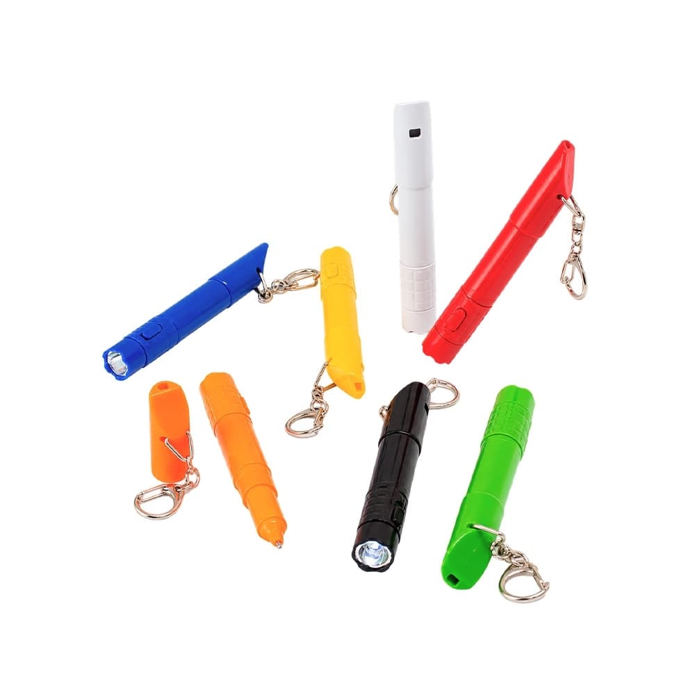 Caneta Chaveiro C/ Led E Apito 09348